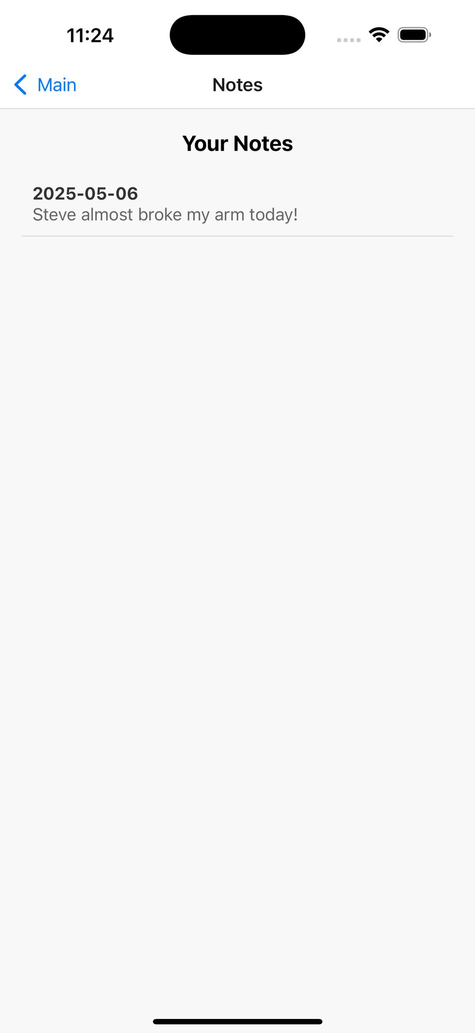 Progress Visualization Screen